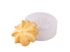 Molde silicona galletita danesa estrella 